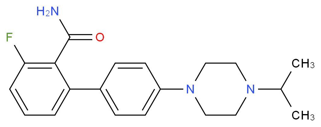 3-fluoro-4'-(4-isopropylpiperazin-1-yl)biphenyl-2-carboxamide_Molecular_structure_CAS_)