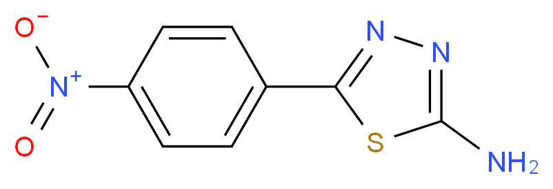 5-(4-Nitro-phenyl)-[1,3,4]thiadiazol-2-ylamine_Molecular_structure_CAS_833-63-6)
