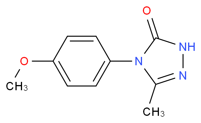 4-(4-Methoxyphenyl)-5-methyl-2,4-dihydro-3H-1,2,4-triazol-3-one_Molecular_structure_CAS_85562-69-2)