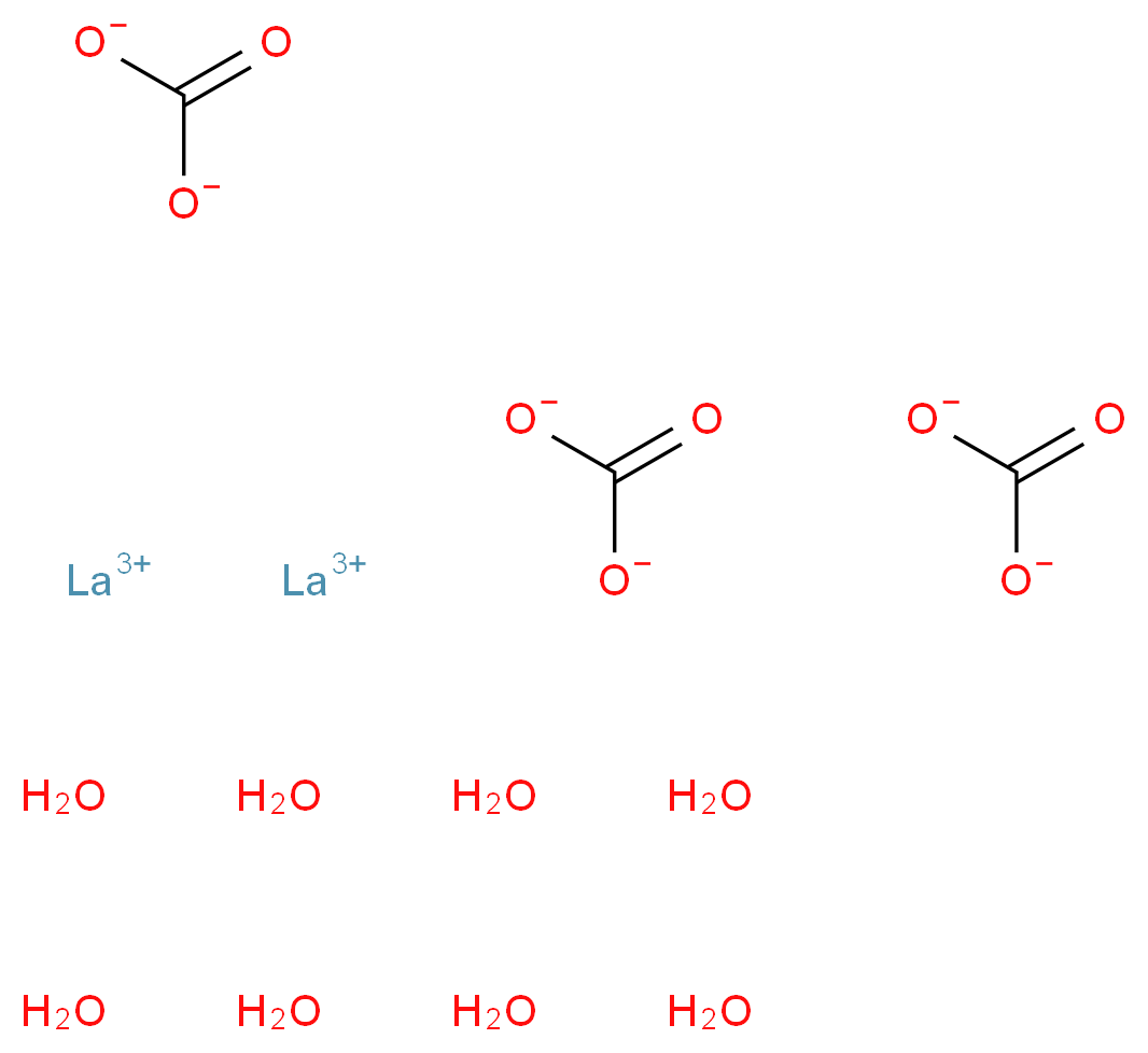 Lanthanum(III) carbonate hydrate, REacton&reg;_Molecular_structure_CAS_54451-24-0)