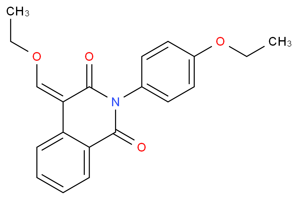 4-Ethoxymethylene-2-(4-ethoxy-phenyl)-4H-isoquinoline-1,3-dione_Molecular_structure_CAS_)
