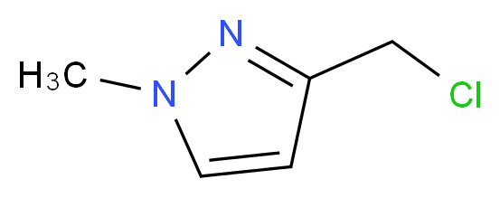 3-(chloromethyl)-1-methyl-1H-pyrazole_Molecular_structure_CAS_)