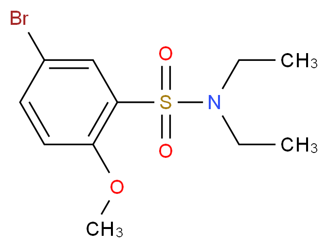 5-Bromo-N,N-diethyl-2-methoxybenzenesulphonamide 98%_Molecular_structure_CAS_428471-30-1)