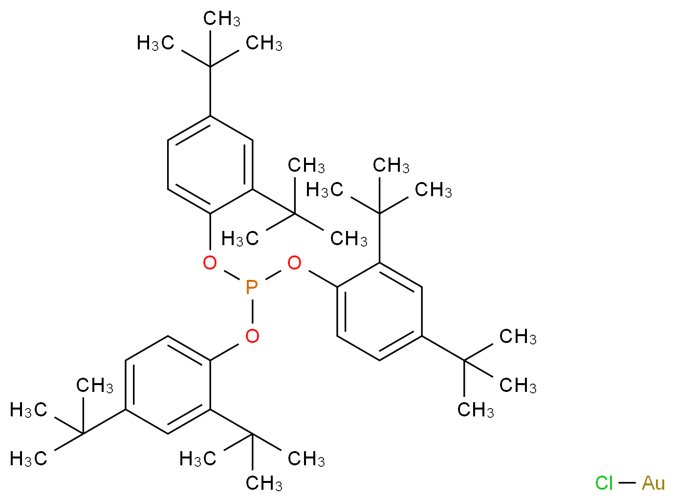 Chloro[tris(2,4-di-tert-butylphenyl)phosphite]gold_Molecular_structure_CAS_915299-24-0)