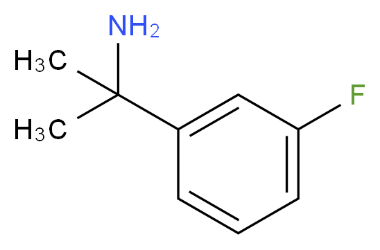 2-(3-fluorophenyl)propan-2-amine_Molecular_structure_CAS_)