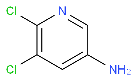 5,6-dichloropyridin-3-amine_Molecular_structure_CAS_)