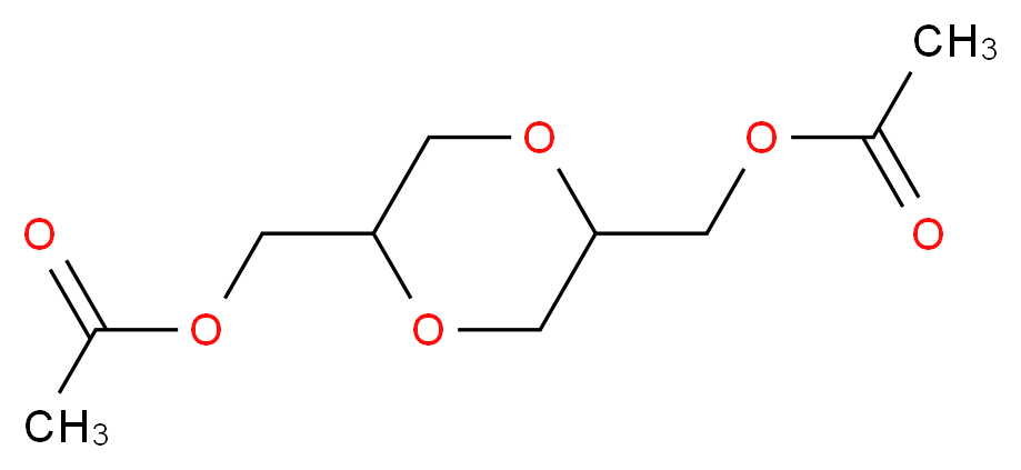 Bis(2,5-acetoxymethyl)dioxane(Mixture of Diastereomers)_Molecular_structure_CAS_6963-09-3)
