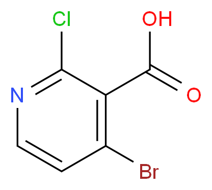 4-bromo-2-chloronicotinic acid_Molecular_structure_CAS_1060805-68-6)