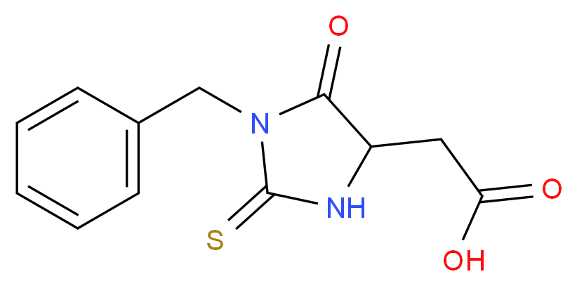 (1-benzyl-5-oxo-2-thioxoimidazolidin-4-yl)acetic acid_Molecular_structure_CAS_52730-34-4)