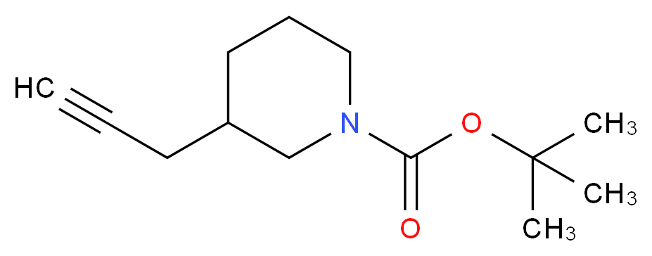 TERT-BUTYL 3-PROP-2-YNYLPIPERIDINE-1-CARBOXYLATE_Molecular_structure_CAS_)
