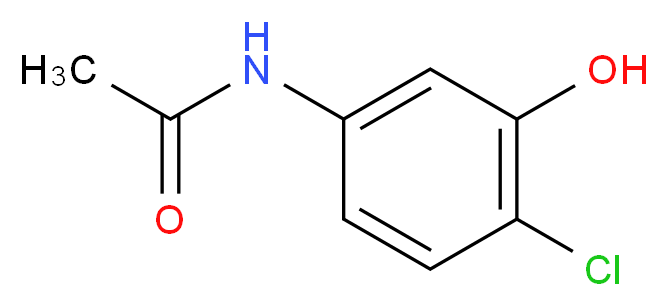 4'-Chloro-3'-hydroxyacetanilide_Molecular_structure_CAS_28443-52-9)