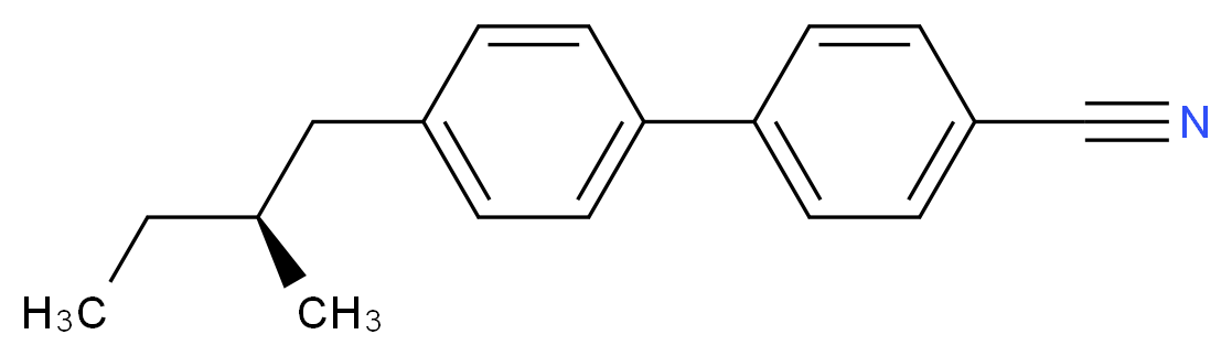 (S)-4-Cyano-4'-(2-methylbutyl)biphenyl_Molecular_structure_CAS_63799-11-1)