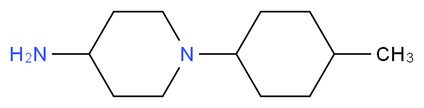 1-(4-methylcyclohexyl)piperidin-4-amine_Molecular_structure_CAS_)