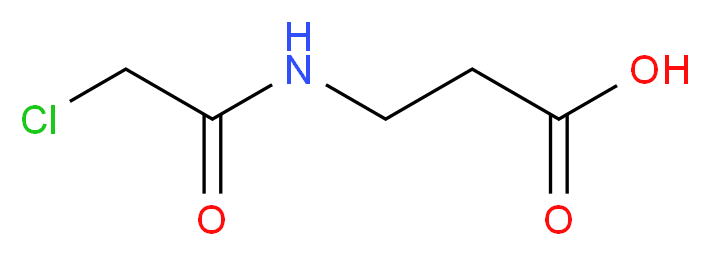 3-(2-chloroacetamido)propanoic acid_Molecular_structure_CAS_4596-38-7)