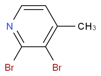 2,3-DibroMo-4-Methylpyridine_Molecular_structure_CAS_871483-22-6)