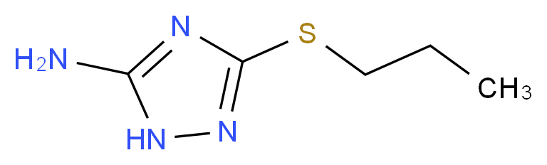 3-(propylthio)-1H-1,2,4-triazol-5-amine_Molecular_structure_CAS_51493-17-5)