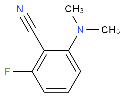 2-Dimethylamino-6-fluorobenzonitrile_Molecular_structure_CAS_96994-73-9)