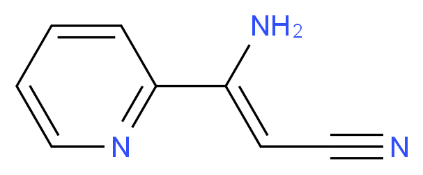 3-Amino-3-(2-pyridinyl)acrylonitrile_Molecular_structure_CAS_55330-52-4)