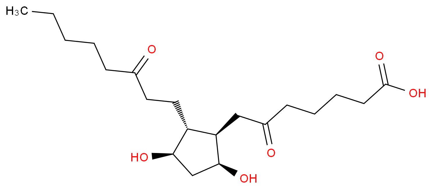 6,15-Diketo-13,14-dihydro-prostaglandin F1α_Molecular_structure_CAS_63983-53-9)