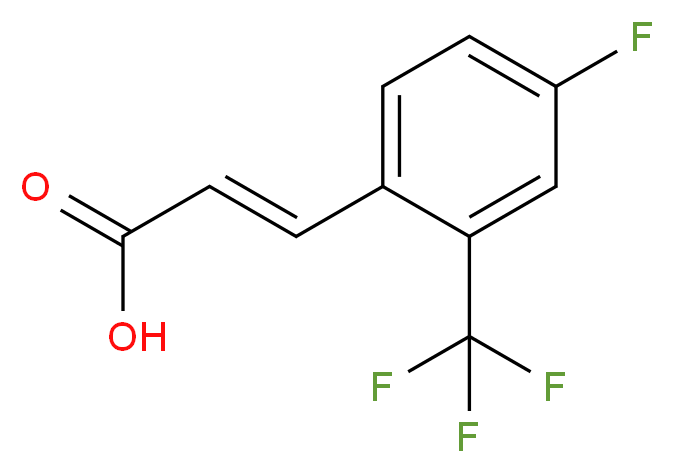 4-Fluoro-2-(trifluoromethyl)cinnamic acid_Molecular_structure_CAS_654-95-5)