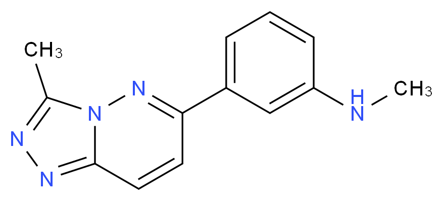 N-methyl-3-(3-methyl[1,2,4]triazolo[4,3-b]pyridazin-6-yl)aniline_Molecular_structure_CAS_108810-87-3)