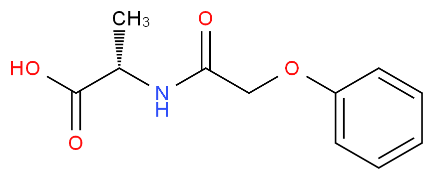 (2S)-2-[(phenoxyacetyl)amino]propanoic acid_Molecular_structure_CAS_)