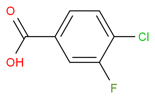 4-Chloro-3-fluorobenzoic acid_Molecular_structure_CAS_)