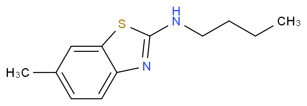 Butyl-(6-methyl-benzothiazol-2-yl)-amine_Molecular_structure_CAS_)