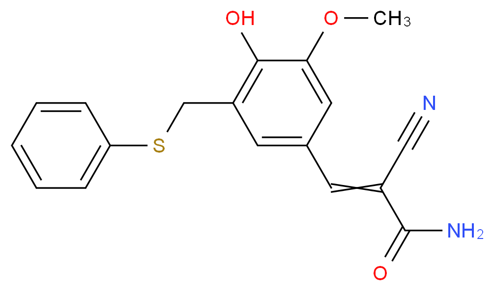 Tyrphostin AG 658_Molecular_structure_CAS_)