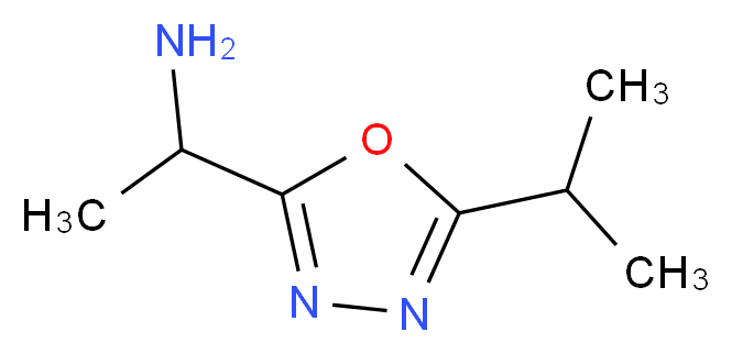 1-(5-isopropyl-1,3,4-oxadiazol-2-yl)ethanamine_Molecular_structure_CAS_)