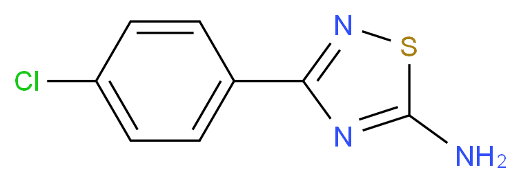 5-Amino-3-(4-chlorophenyl)-1,2,4-thiadiazole_Molecular_structure_CAS_19922-07-7)