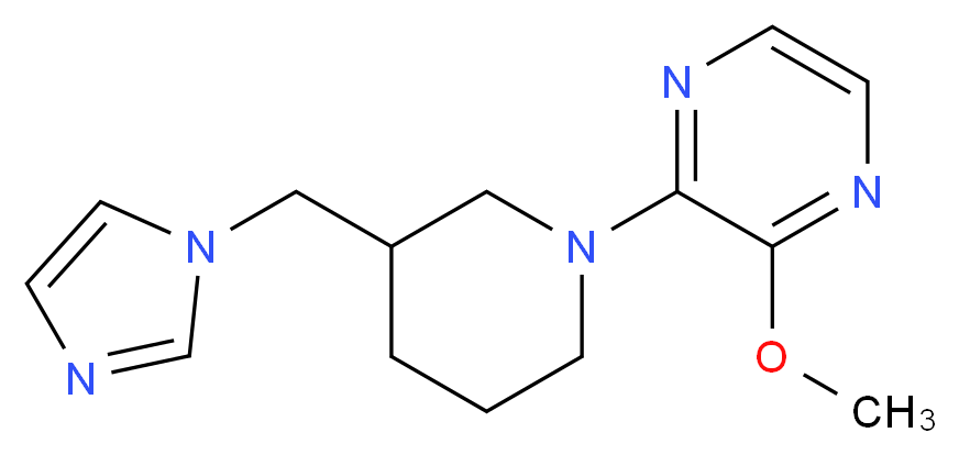 2-[3-(1H-imidazol-1-ylmethyl)-1-piperidinyl]-3-methoxypyrazine_Molecular_structure_CAS_)