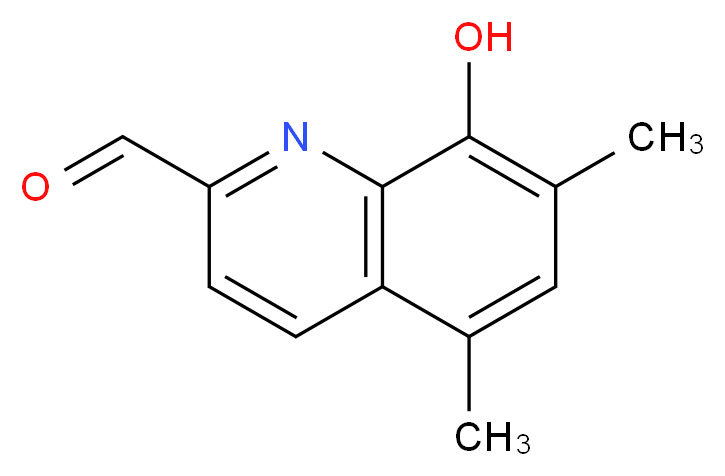 8-hydroxy-5,7-dimethylquinoline-2-carbaldehyde_Molecular_structure_CAS_6563-24-2)