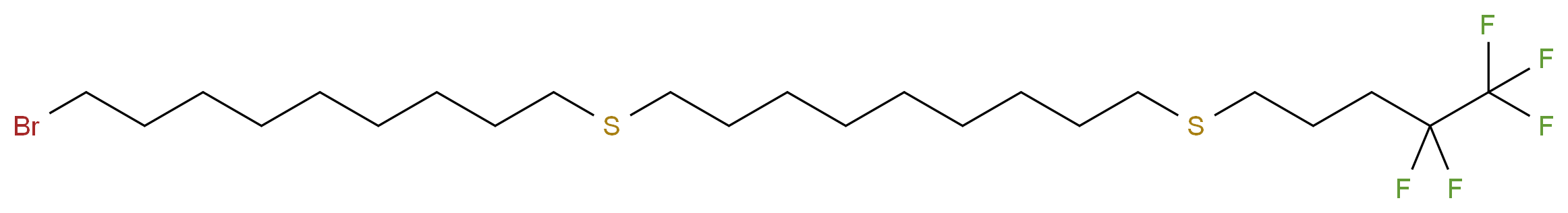 9-[[9-[(4,4,5,5,5-Pentafluoropentyl)sulfenyl]nonyl]sulfenyl]nonyl Bromide_Molecular_structure_CAS_)