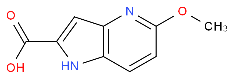 5-Methoxy-1H-pyrrolo[3,2-b]pyridine-2-carboxylic acid_Molecular_structure_CAS_17288-33-4)