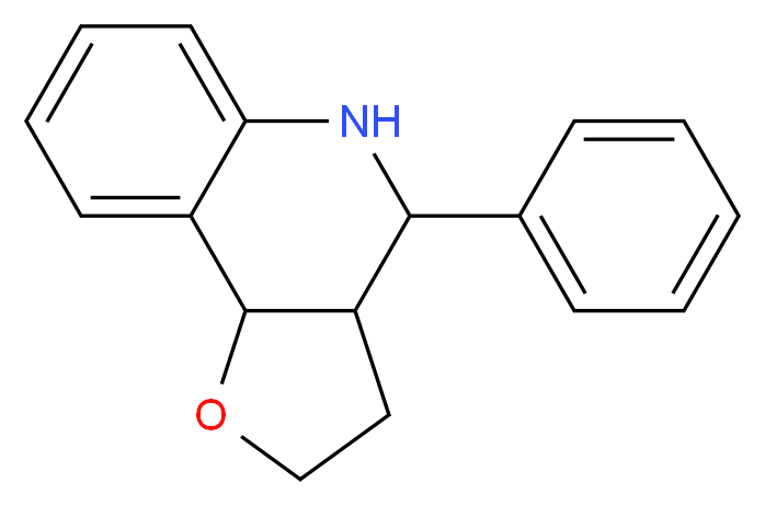 4-Phenyl-2,3,3a,4,5,9b-hexahydro-furo[3,2-c]-quinoline_Molecular_structure_CAS_)