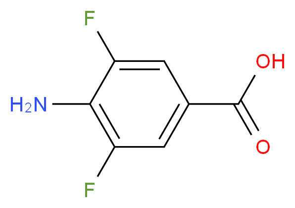 4-Amino-3,5-difluorobenzoic acid_Molecular_structure_CAS_500577-99-1)