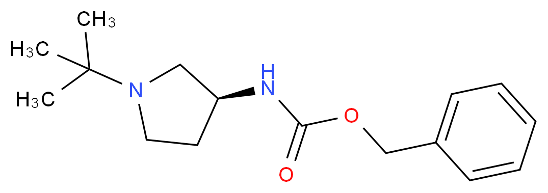 (S)-benzyl 1-tert-butylpyrrolidin-3-ylcarbamate_Molecular_structure_CAS_348265-29-7)