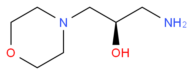 (2R)-1-amino-3-(morpholin-4-yl)propan-2-ol_Molecular_structure_CAS_)