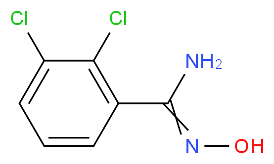 2,3-dichloro-N'-hydroxybenzenecarboximidamide_Molecular_structure_CAS_261761-55-1)