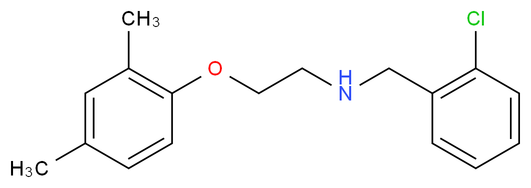N-(2-Chlorobenzyl)-2-(2,4-dimethylphenoxy)-1-ethanamine_Molecular_structure_CAS_)