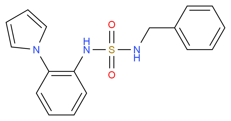 N-benzyl-N'-[2-(1H-pyrrol-1-yl)phenyl]sulfamide_Molecular_structure_CAS_)