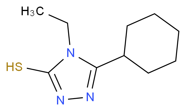 5-Cyclohexyl-4-ethyl-4H-[1,2,4]triazole-3-thiol_Molecular_structure_CAS_)