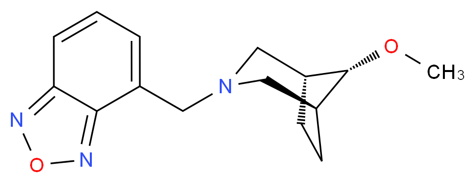 4-{[(8-syn)-8-methoxy-3-azabicyclo[3.2.1]oct-3-yl]methyl}-2,1,3-benzoxadiazole_Molecular_structure_CAS_)
