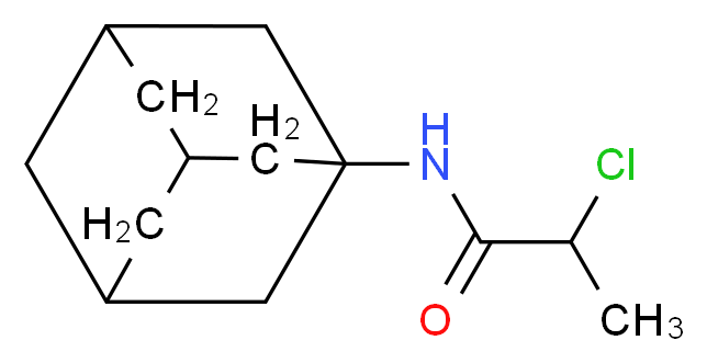 N-1-adamantyl-2-chloropropanamide_Molecular_structure_CAS_)