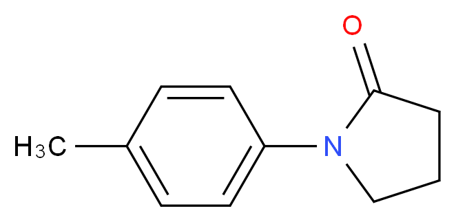 1-(4-Methylphenyl)pyrrolidin-2-one_Molecular_structure_CAS_3063-79-4)