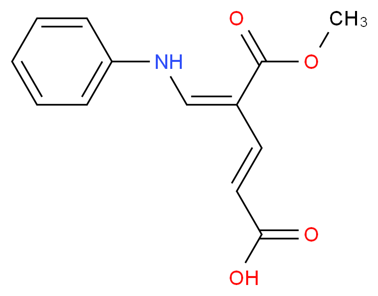 4-[(Phenylamino)methylene]-2-pentenedioic Acid 5-Methyl Ester_Molecular_structure_CAS_64972-00-5)