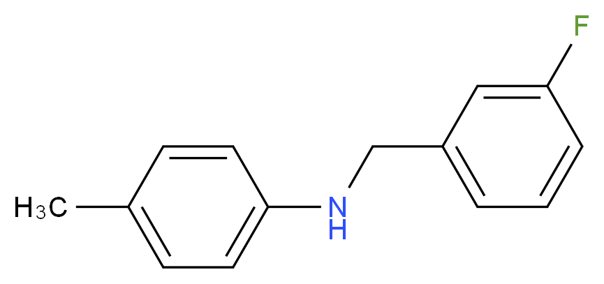 N-(3-Fluorobenzyl)-4-methylaniline_Molecular_structure_CAS_127598-65-6)