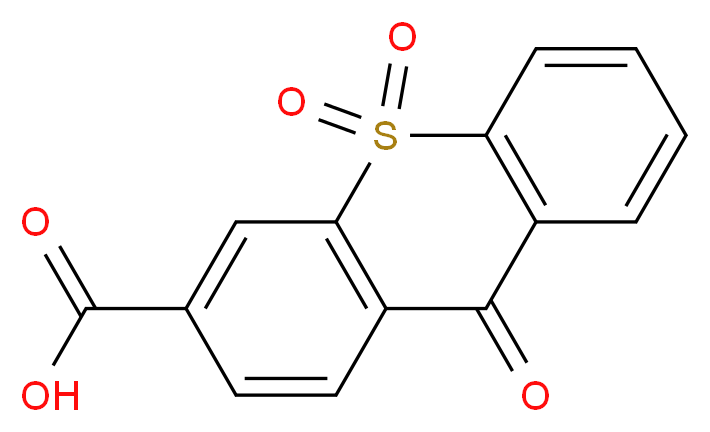 9-Oxo-9H-thioxanthene-3-carboxylic acid 10,10-dioxide_Molecular_structure_CAS_)