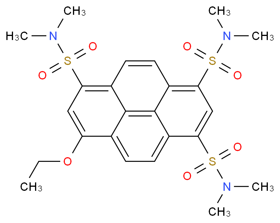 8-Ethoxy-N,N,N′,N′,N″,N″-hexamethylpyrene-1,3,6-trisulfonamide_Molecular_structure_CAS_127070-69-3)